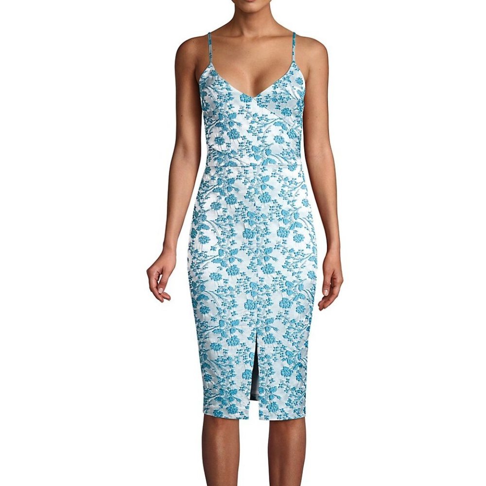 Isla Brocade Sheath Dress